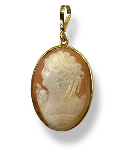 Pendente Mandile 1922 Donna Cammei  in Argento Conchiglia 2MCICM100 - 2MCICM100